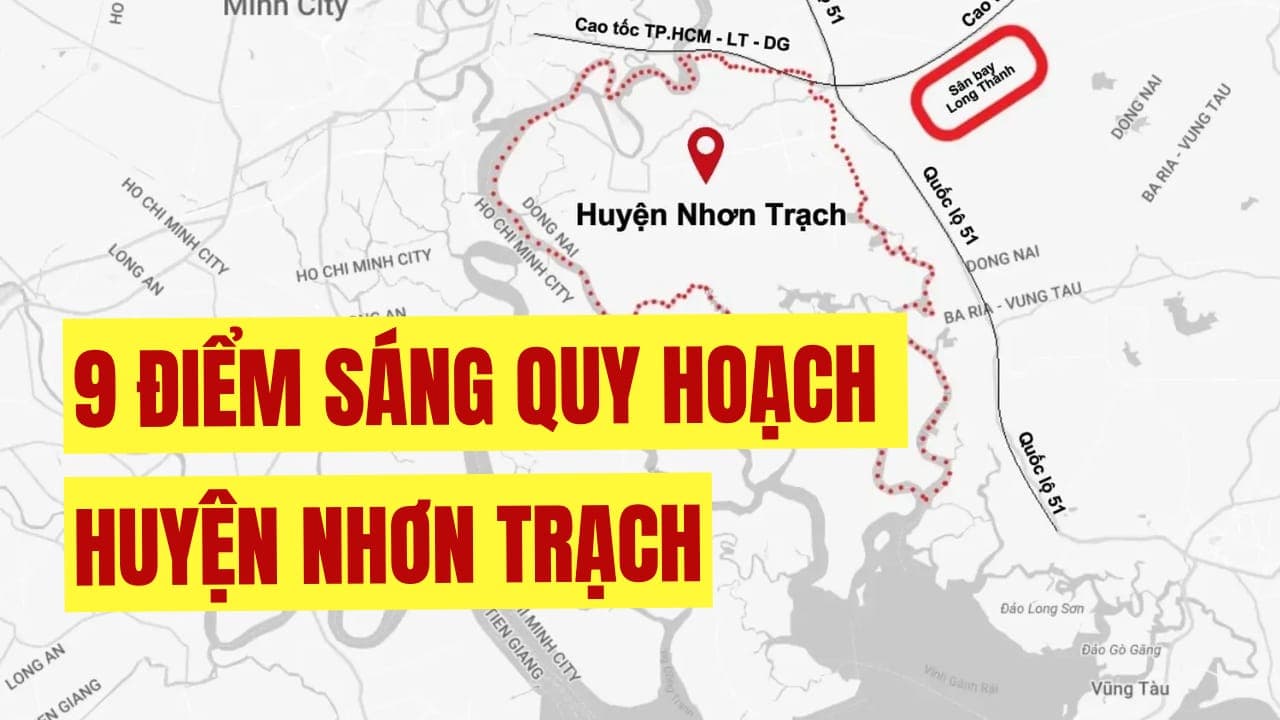 Điểm sáng quy hoạch Nhơn Trạch đến 2030, tầm nhìn đến 2050