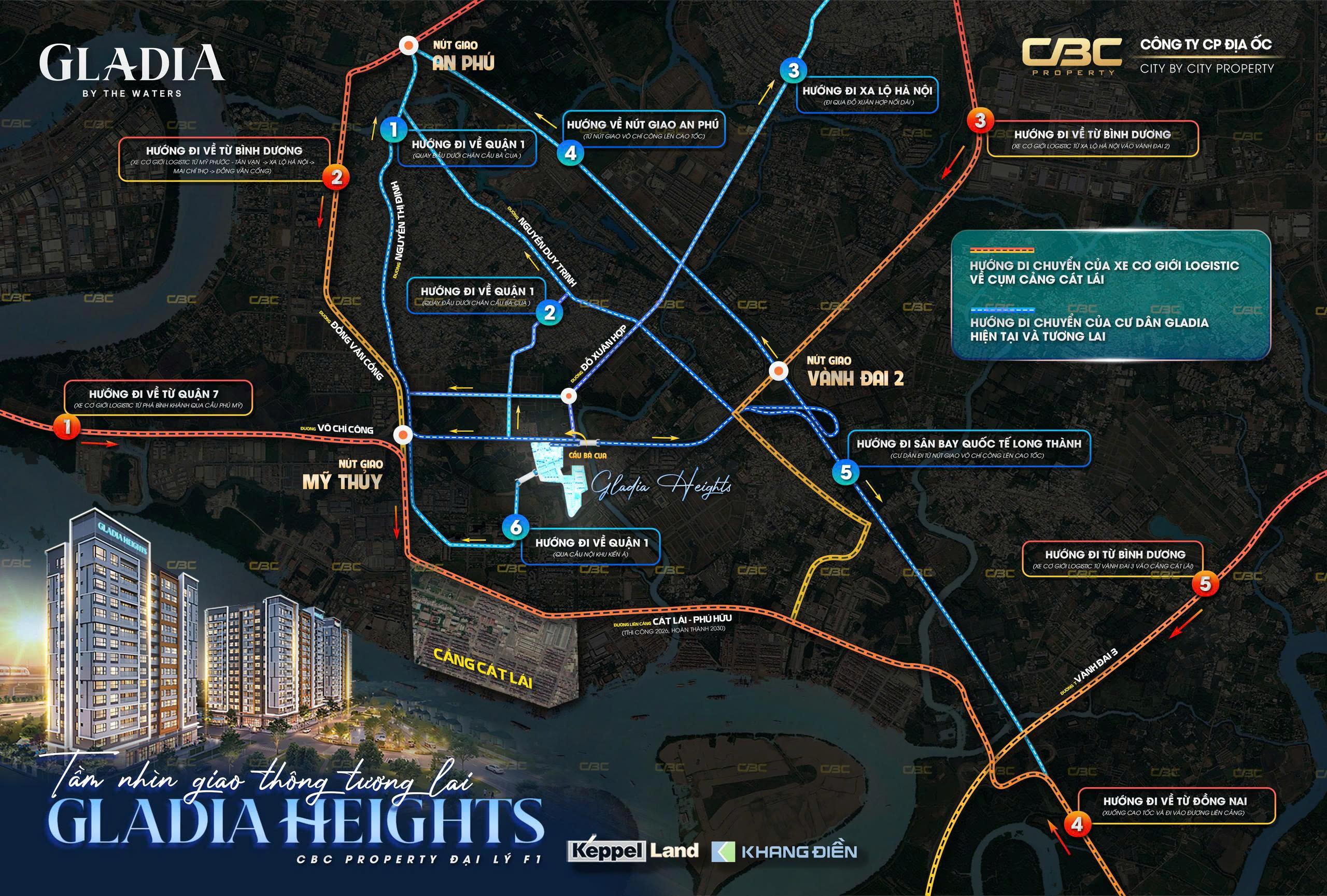 Đánh Giá Căn Hộ Gladia Heights Quận 2: Tiềm Năng Từ Quy Hoạch Hạ Tầng 100 Năm