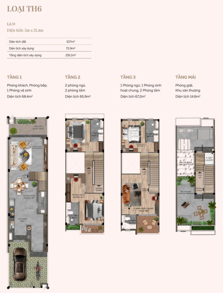 Chi tiết sản phẩm Springville 18,2 ha - thông tin chính thức 10 Mặt bằng nhà phố Thời thượng