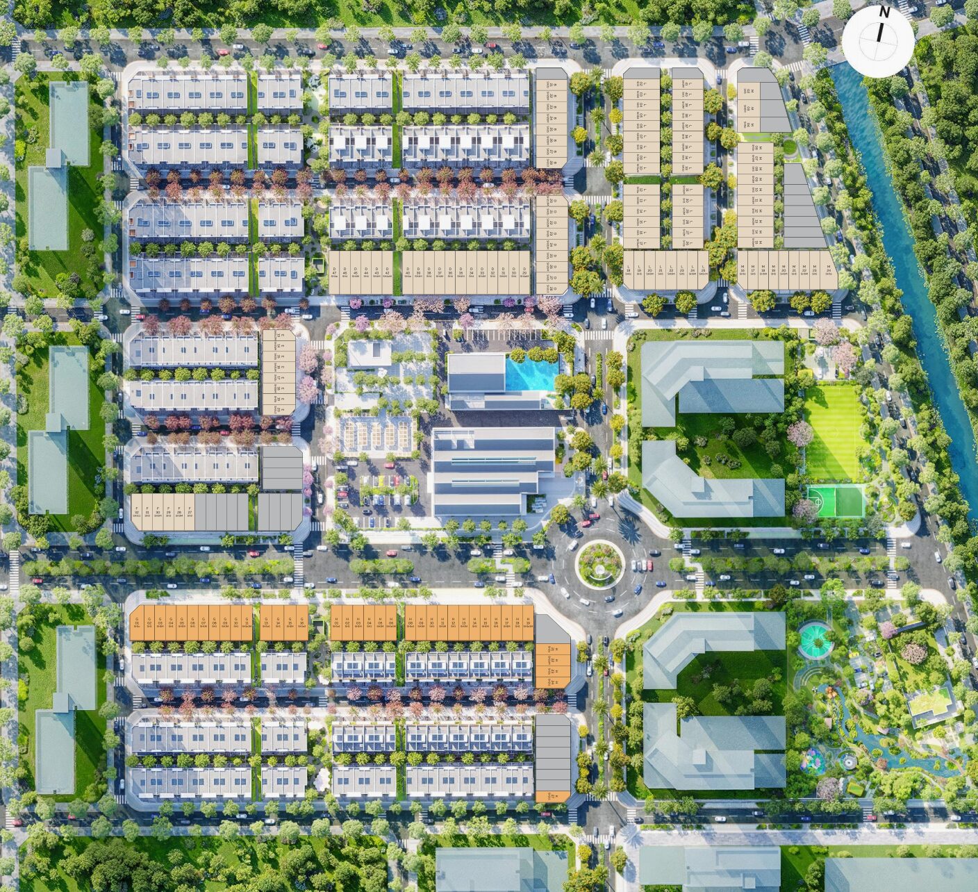 Vị trí những căn Shophouse